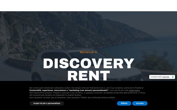Screenshot of discoveryrent.it