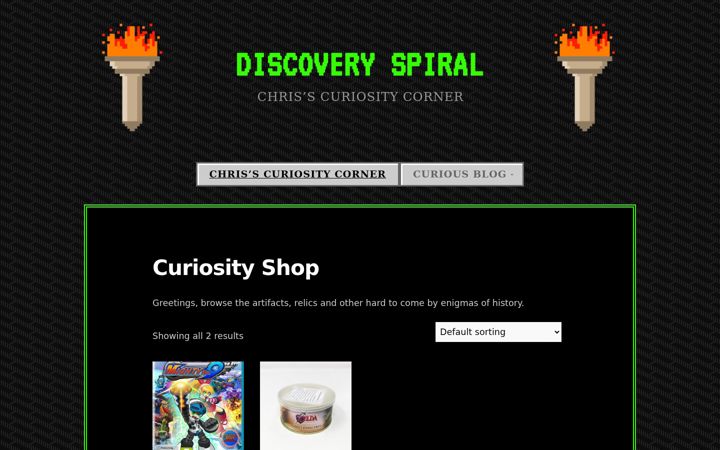 Screenshot of discoveryspiral.com