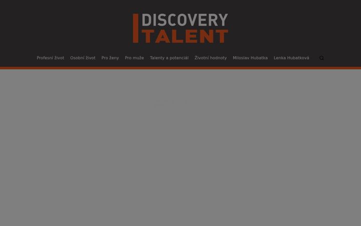 Skærmbillede af discoverytalent.cz