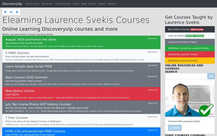 Screenshot of discoveryvip.com