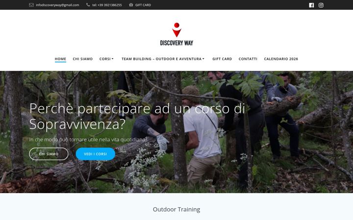 Screenshot von discoveryway.it
