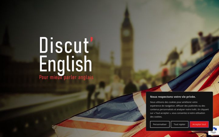 Posnetek zaslona discut-english.fr