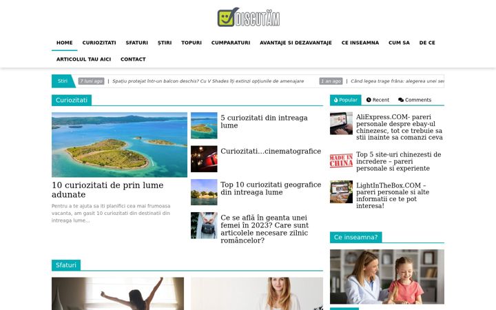 Screenshot of discutam.com