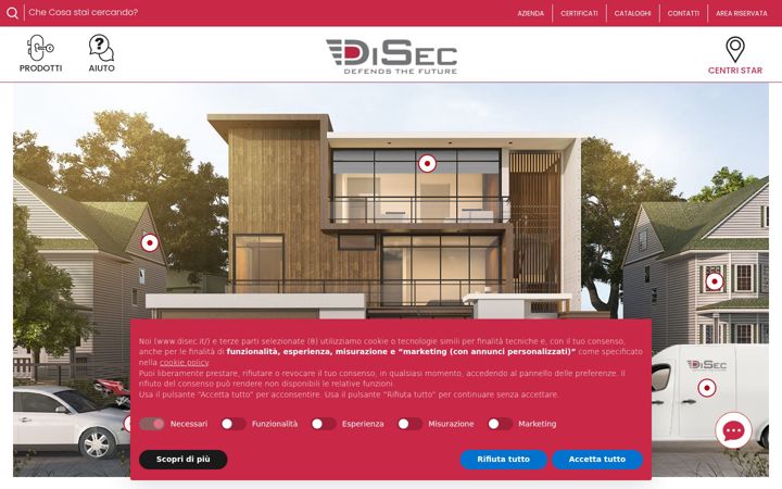Screenshot von disec.it