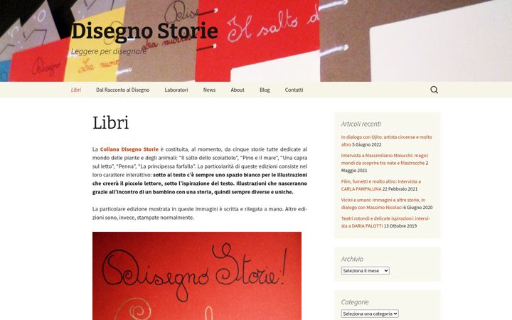 Screenshot von disegnostorie.it
