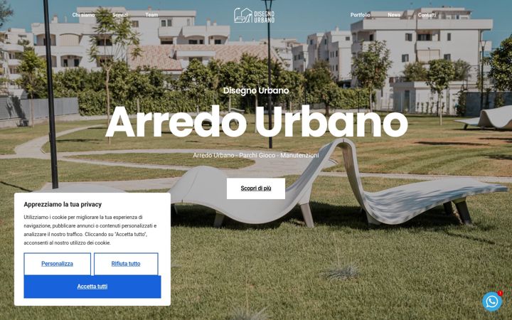 Screenshot of disegnourbano.it