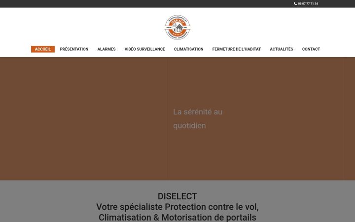 Posnetek zaslona diselect.fr