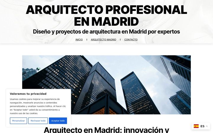 Screenshot of disenodearquitectura.com