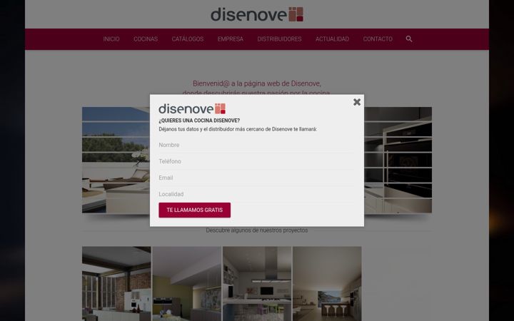 Ekrānuzņēmums no disenove.es