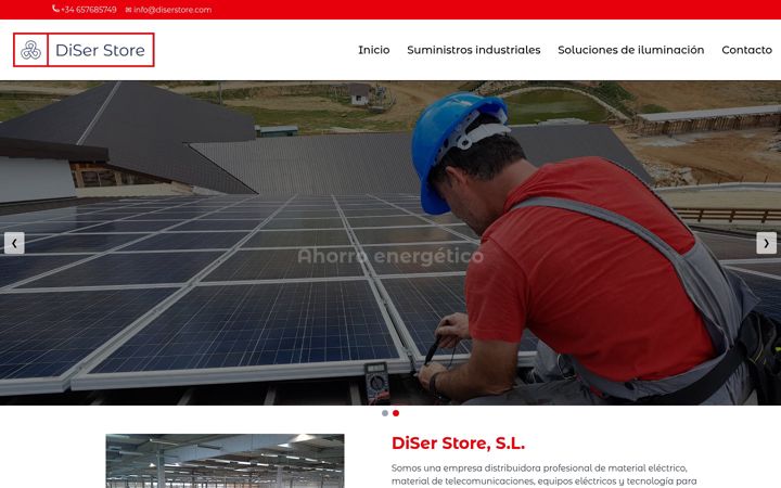 Ekrānuzņēmums no diserstore.es