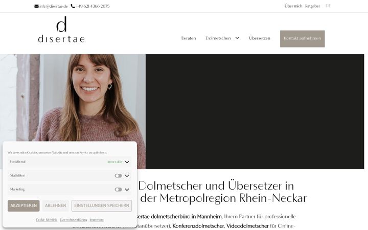 Screenshot of disertae.de