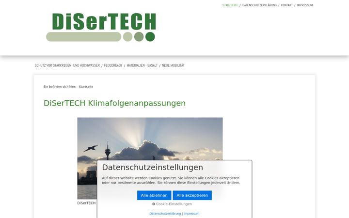 Screenshot of disertech.com
