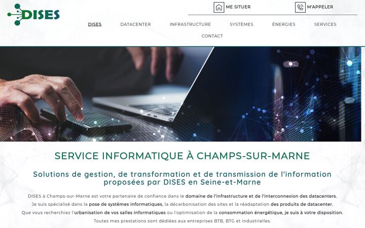 Posnetek zaslona dises-info.fr
