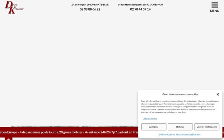 Posnetek zaslona disez-kergoat.fr