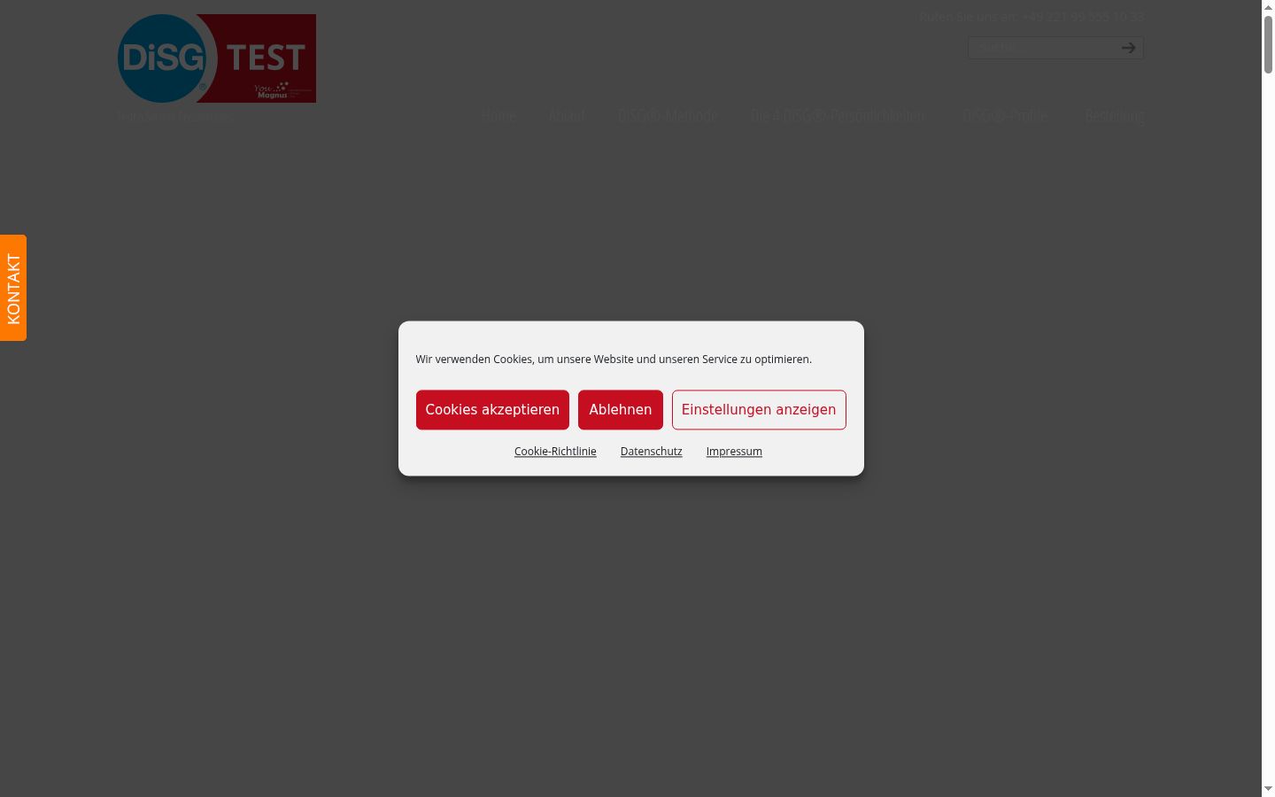 Sutikimo reklamjuostės, rodytos prieš bet kokią sąveiką, ekrano kopija