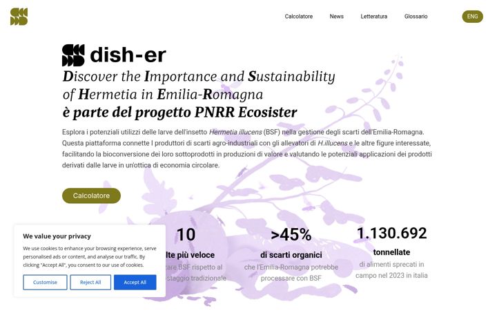 Screenshot of dish-er.it