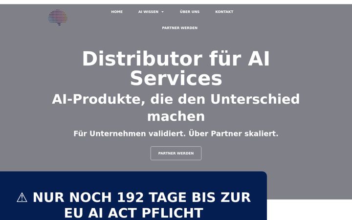 Screenshot of dishbrain.com