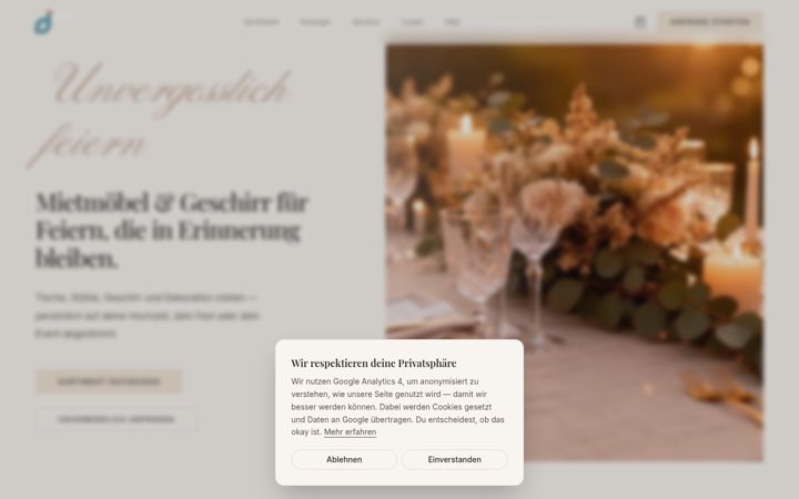 Screenshot of dishco.de