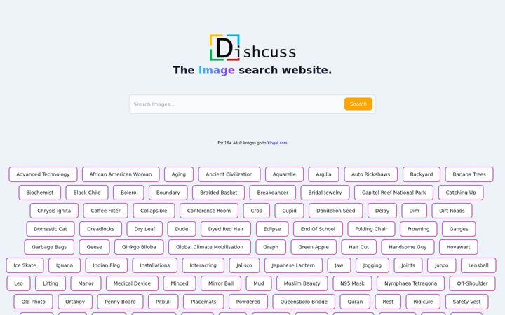 Screenshot of dishcuss.com
