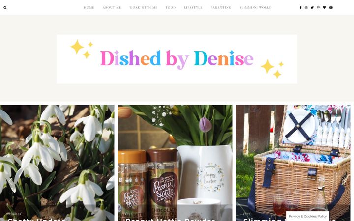 Screenshot of dishedbydenise.com