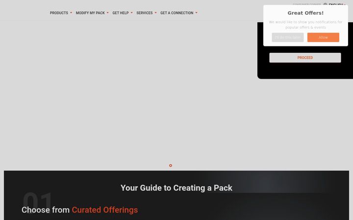 Screenshot of dishtv.in