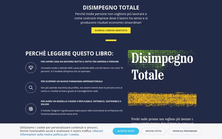 Captură de ecran a disimpegnototale.it