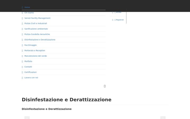 Screenshot of disinfestazionederattizzazione.com