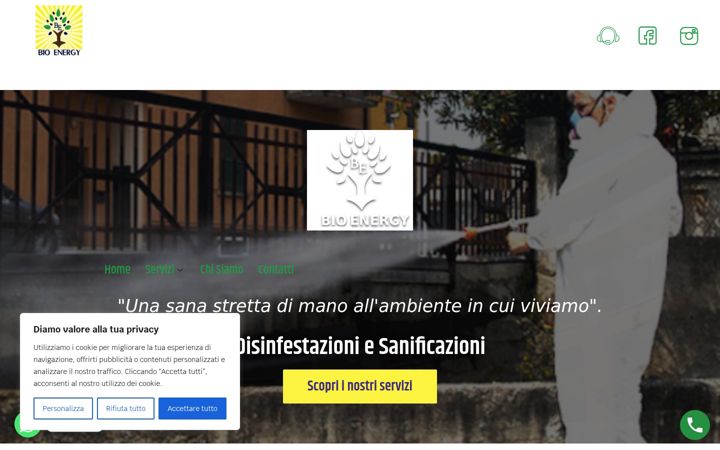 Captură de ecran a disinfestazionibari.it