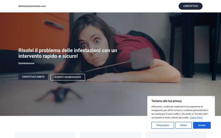 Screenshot of disinfestazioniveneto.com