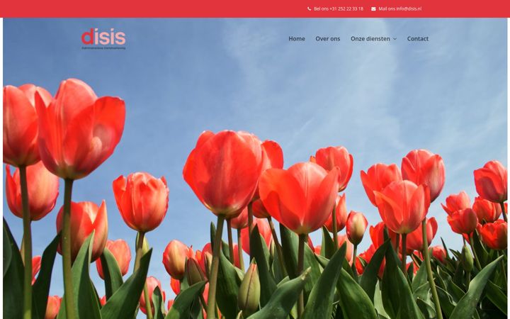 Screenshot von disis.nl
