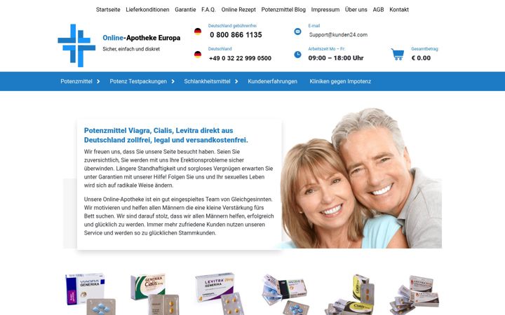 Screenshot of diskrete-apotheke24.de