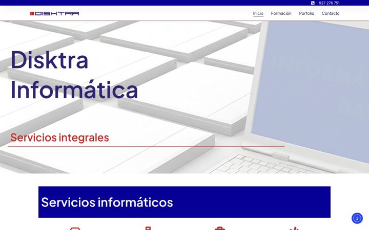 Screenshot of disktra.com