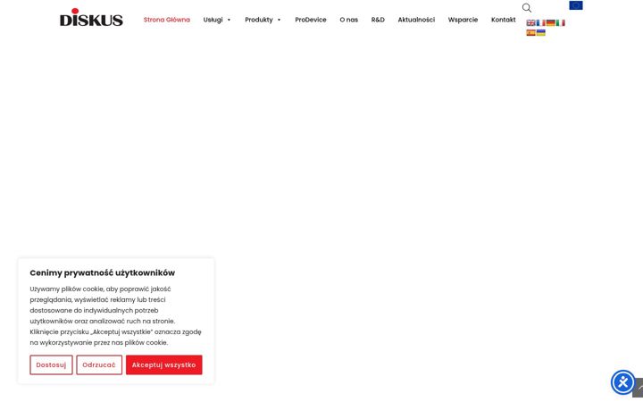Zrzut ekranu diskus.pl