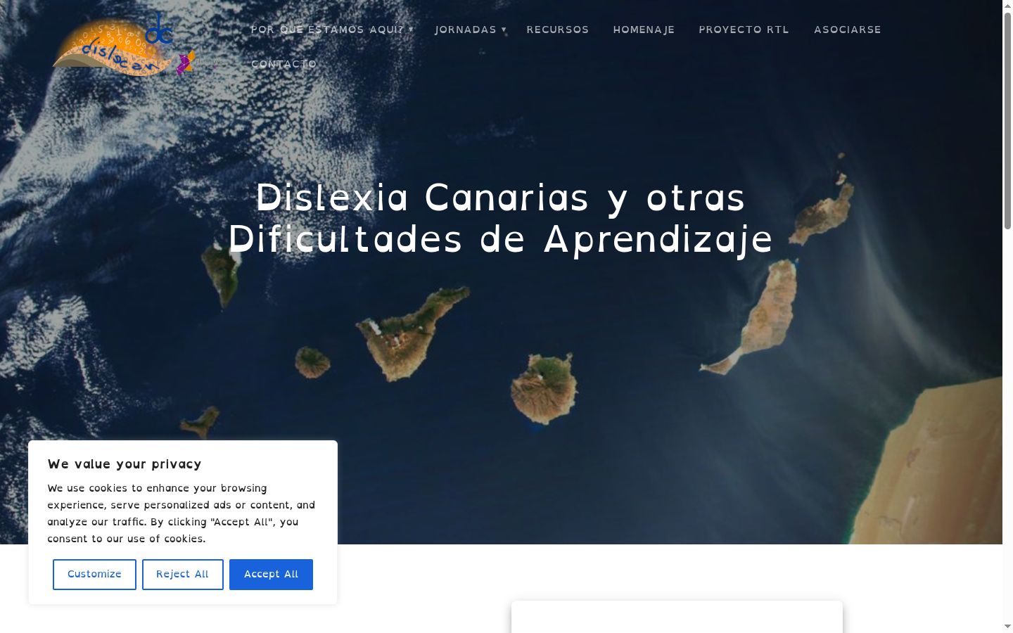 Screenshot tal-banner tal-kunsens muri qabel kwalunkwe interazzjoni