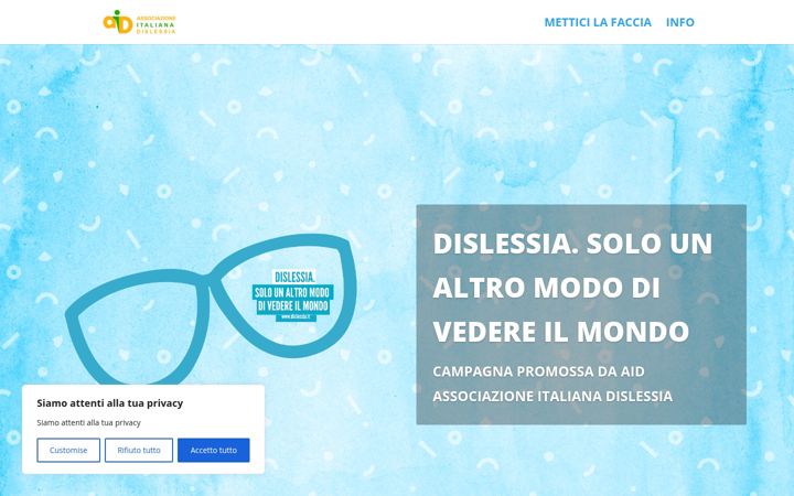 Captură de ecran a dislessia.it
