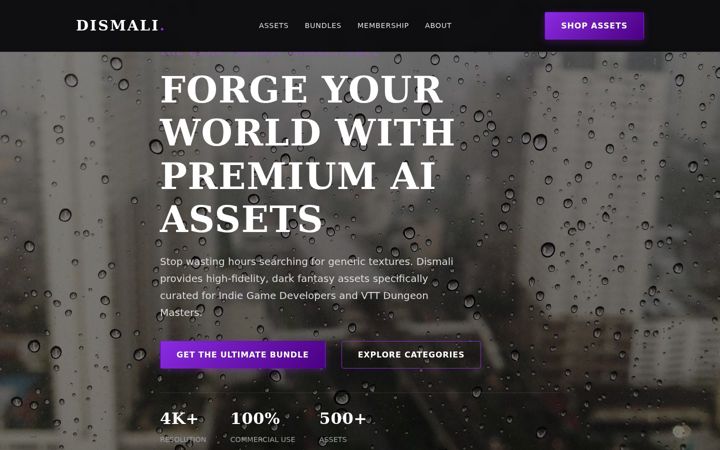 Screenshot of dismali.com