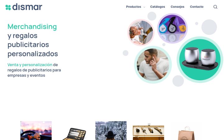 Screenshot ta' dismar.es