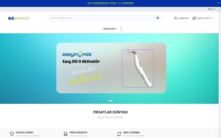 Screenshot of dismarketi.com