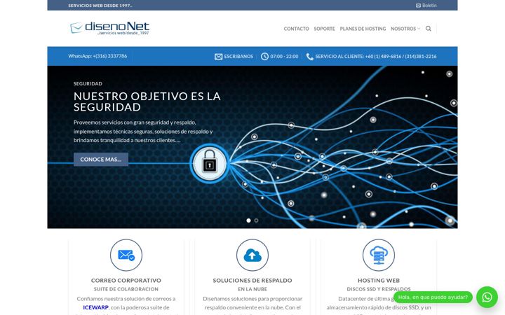 Screenshot di disnet.co