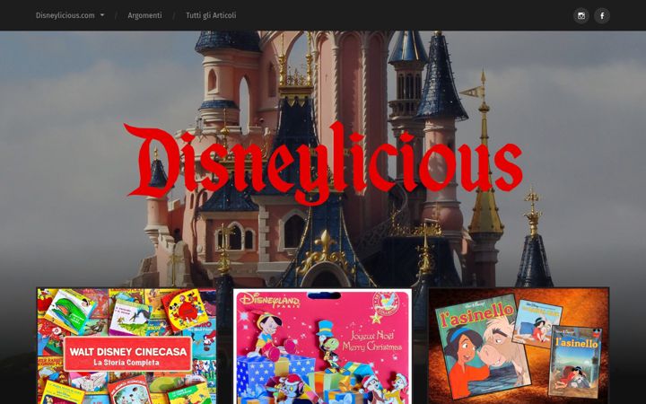 Screenshot of disneylicious.com