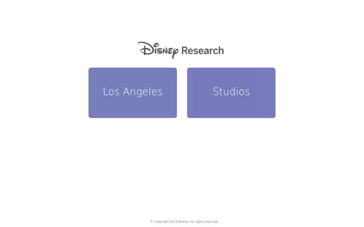 Screenshot of disneyresearch.com