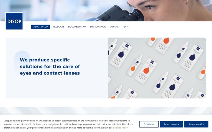 Screenshot of disop.com