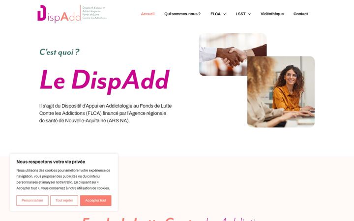Screenshot of dispadd.com