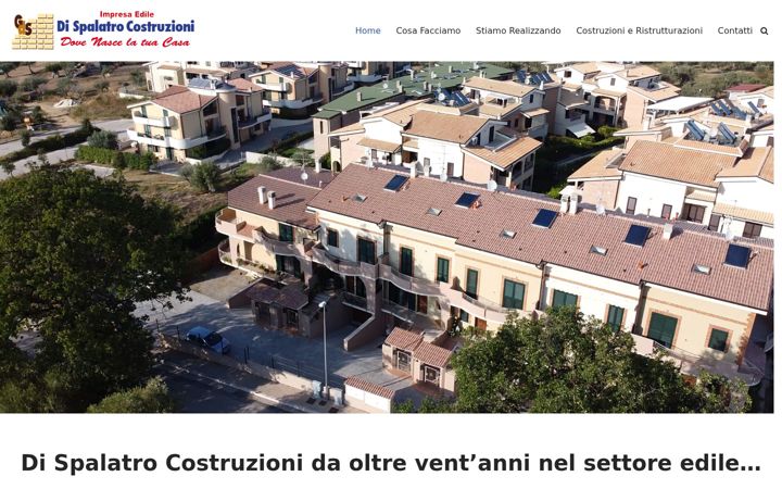 Screenshot του dispalatrocostruzioni.it