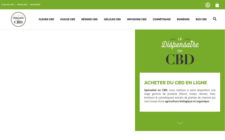 Posnetek zaslona dispensaire-cbd.fr