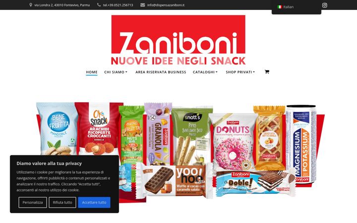 Screenshot of dispensazaniboni-shoponline.com