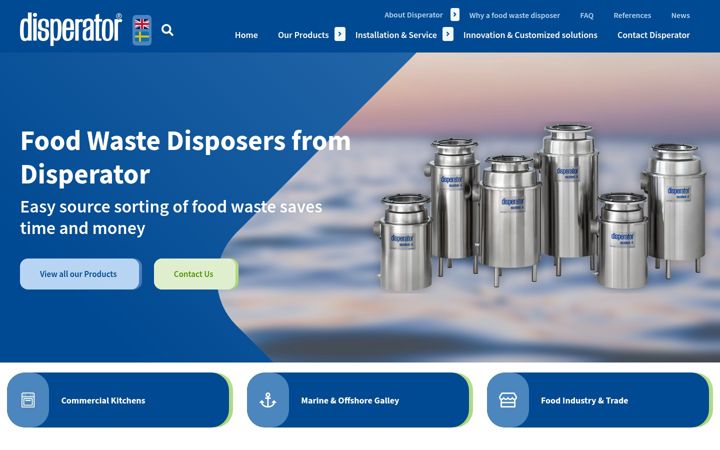 Screenshot of disperator.com
