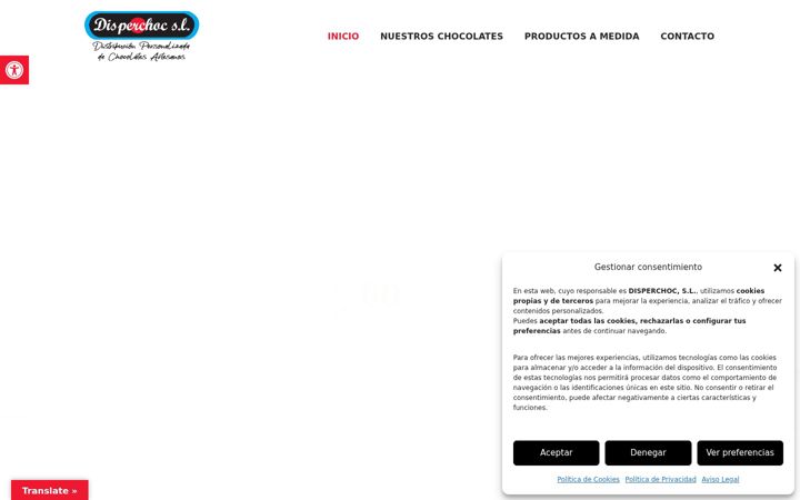 Screenshot of disperchoc.com