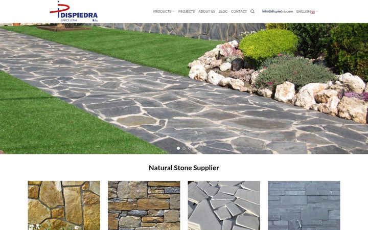 Screenshot of dispiedra.com