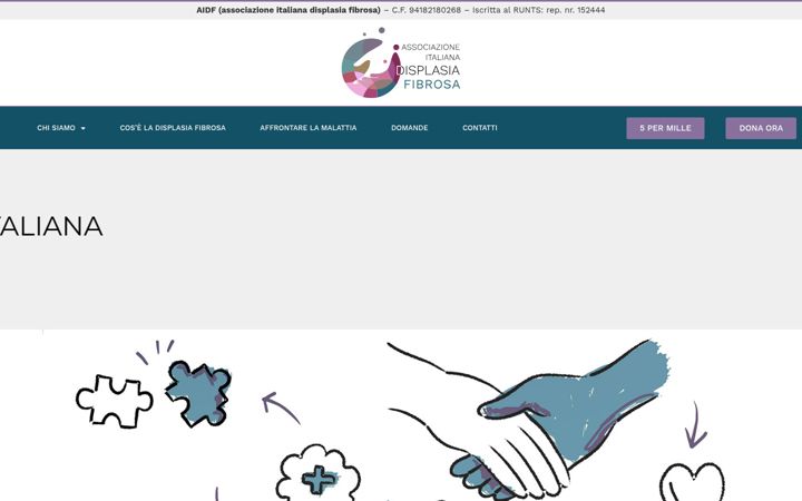 Screenshot of displasiafibrosa.it